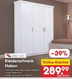Netto Marken-Discount Kleiderschrank Hakon Angebot