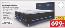 Netto Marken-Discount Boxspringbett Norfolk Angebot