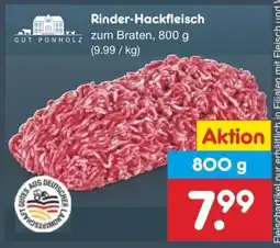 Netto Marken-Discount Rinder-Hackfleisch Angebot