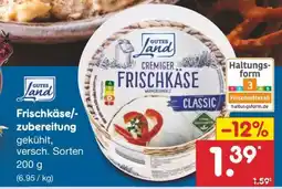 Netto Marken-Discount Frischkäse/-zubereitung Angebot