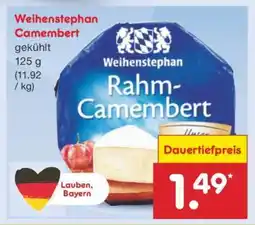Netto Marken-Discount Weihenstephan Camembert Angebot