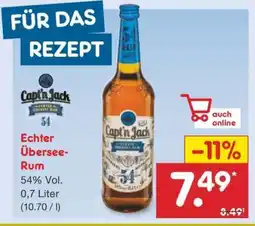 Netto Marken-Discount Echter Übersee-Rum Angebot