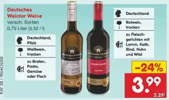 Netto Marken-Discount Deutsches Weintor Weine Angebot