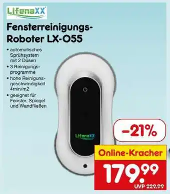 Netto Marken-Discount Fensterreinigungs-Roboter LX-O55 Angebot
