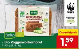 Netto Marken-Discount Bio-Roggenvollkornbrot Angebot