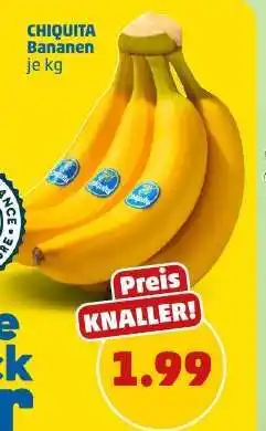 PENNY Chiquita Bananen Angebot