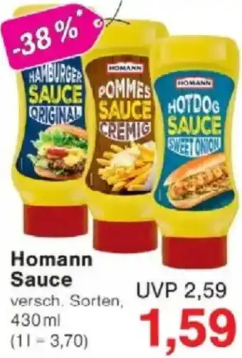 Jawoll Homann Sauce Angebot