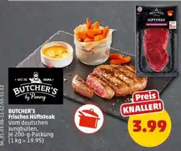 PENNY BUTCHER'S Frisches Hüftsteak Angebot