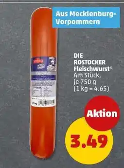PENNY DIE ROSTOCKER Fleischwurst Angebot