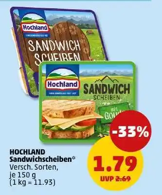 PENNY Hochland Sandwichscheiben Angebot