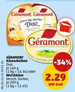 PENNY GÉRAMONT Käsescheiben Angebot