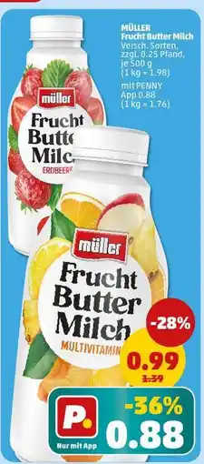 PENNY müller Frucht Butter Milch Angebot