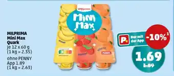 PENNY MILPRIMA Mini Max Quark Angebot
