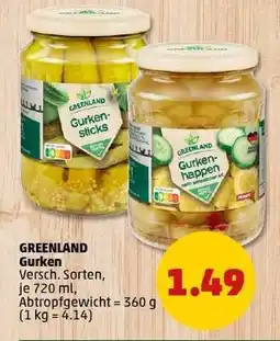 PENNY GREENLAND Gurken Angebot