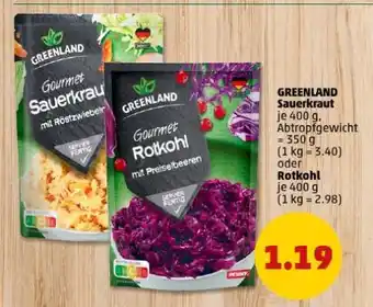 PENNY GREENLAND Sauerkraut Angebot