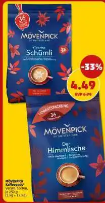 PENNY MÖVENPICK Kaffeepads Angebot