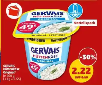 PENNY Gervais Hüttenkäse Original Angebot