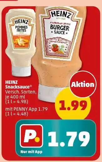 PENNY HEINZ Snackssauce Angebot