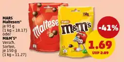 PENNY MARS Maltesers oder M&M'S Versch. Sorten Angebot