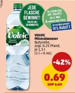 PENNY VOLVIC Mineralwasser Angebot
