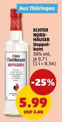 PENNY Echter Nordhäuser Doppelkorn Angebot
