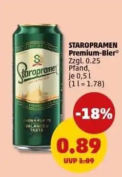 PENNY STAROPRAMEN Premium-Bier Angebot