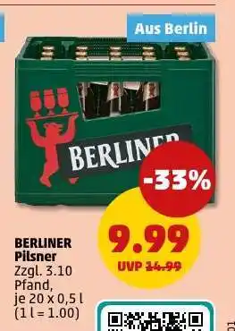PENNY BERLINER Pilsner Angebot