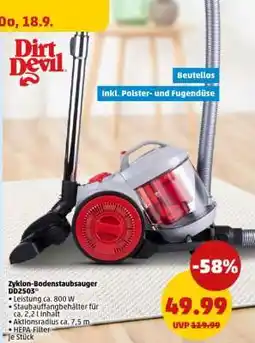 PENNY Zyklon-Bodenstaubsauger DD2503 Angebot