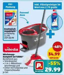 PENNY Wischmopp-Komplett-Set TURBO Angebot