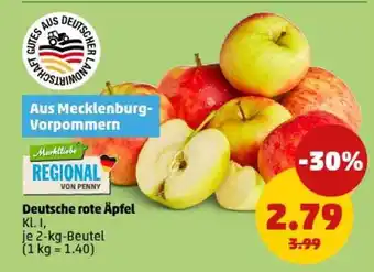 PENNY Deutsche rote Äpfel Angebot
