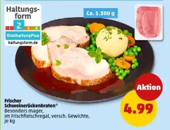 PENNY Frischer Schweinerückenbraten Angebot