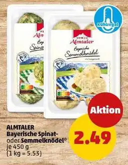 PENNY ALMTALER Bayerische Spinat- oder Semmelknödel Angebot