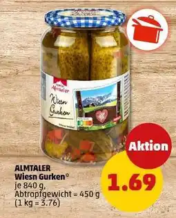 PENNY ALMTALER Wiesn Gurken Angebot