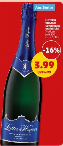 PENNY LUTTER & WEGNER Gendarmenmarkt Sekt Angebot