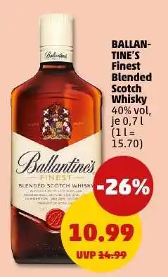 PENNY Ballantine’s Finest Blended Scotch Whisky Angebot