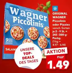 Kaufland ORIGINAL WAGNER Piccolinis oder Pizzies Angebot