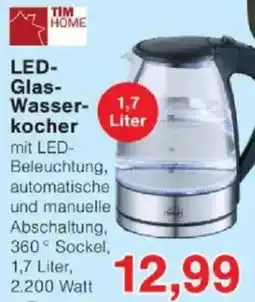 Jawoll LED- Glas- Wasserkocher Angebot