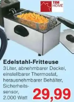 Jawoll Edelstahl-Fritteuse Angebot
