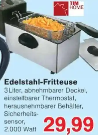 Jawoll Edelstahl-Fritteuse Angebot