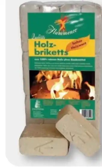 B1 Discount Baumarkt Flammenco Holzbriketts Angebot