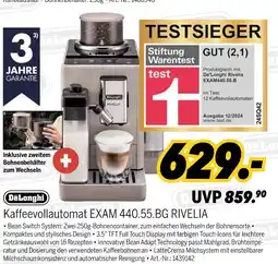 MEDIMAX De'longhi kaffeevollautomat exam 440.55.bg rivelia Angebot
