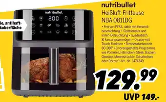 MEDIMAX Nutribullet heißluft-fritteuse nba 0811dg Angebot