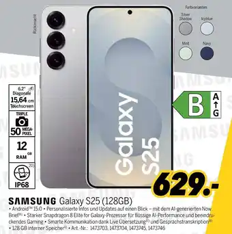 MEDIMAX Samsung galaxy s25 (128gb) Angebot