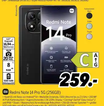 MEDIMAX Mi redmi note 14 pro 5g (256gb) Angebot