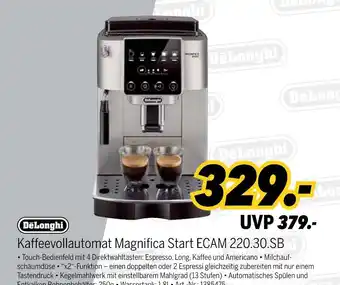 MEDIMAX Delonghi kaffeevollautomat magnifica start ecam 220.30.sb Angebot