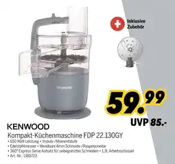 MEDIMAX Kenwood kompakt-küchenmaschine fdp 22.130gy Angebot