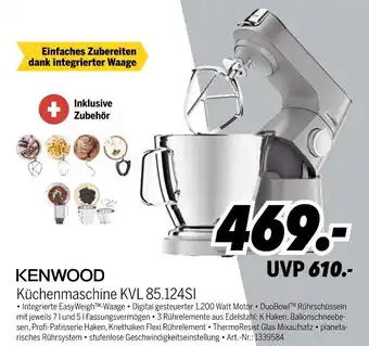 MEDIMAX Kenwood küchenmaschine kvl 85.124si Angebot