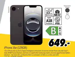 MEDIMAX Apple iphone 16e Angebot