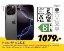 MEDIMAX Apple iphone 16 pro (128gb) Angebot
