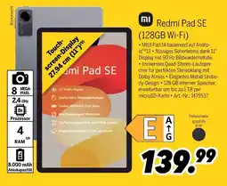MEDIMAX Xiaomi redmi pad se (128gb wi-fi) Angebot
